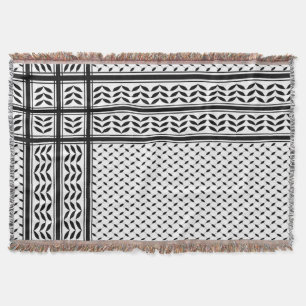 Keffiyeh Symbol för Palestinas motståndsrörelse Mö Filt