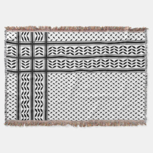 Keffiyeh Symbol för Palestinas motståndsrörelse Mö Filt