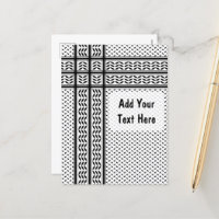 Keffiyeh Symbol för Palestinas motståndsrörelse Mö