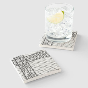 Keffiyeh Symbol för Palestinas motståndsrörelse Mö Stenunderlägg