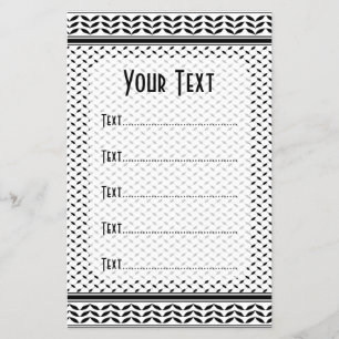 Keffiyeh Symbol för Palestinsk Motståndsrörelse Mö Flygblad