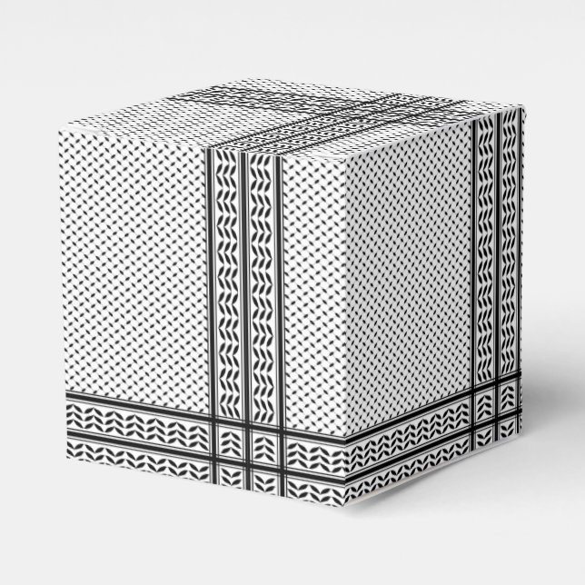 Keffiyeh Symbol för Palestinsk Motståndsrörelse Mö Presentaskar (Framsidan Sidan)