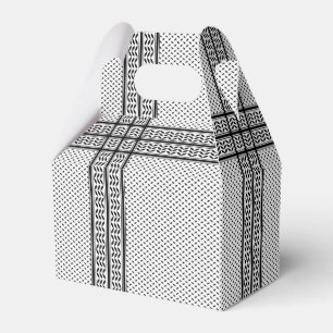 Keffiyeh Symbol för Palestinsk Motståndsrörelse Mö Presentaskar