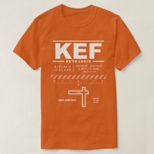 Keflavík Internationell Airport KEF T-Shirt