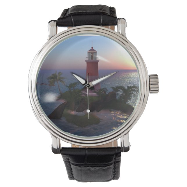 Keflu Lighthouse Armbandsur (Framsida)