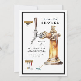 Keg Honung Do Par Möhippa II Inbjudningar