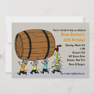 Keg Party-inbjudan Inbjudningar