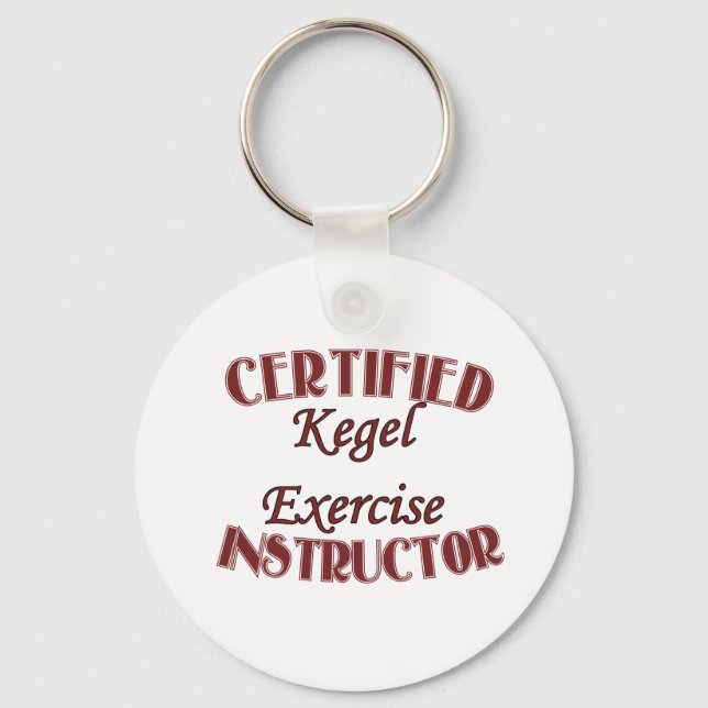 Kegel Excercise Instructor Nyckelring (Framsida)