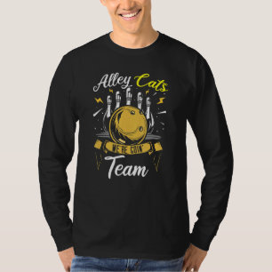 Keglaren i Alley Cat Bowling Team T Shirt