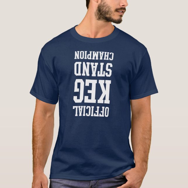 Kegstativmästare Tee Shirt (Framsida)