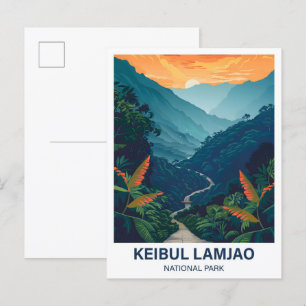 Keibul Lamjao National Park India Travel Vykort