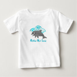 Keiki Watercolor Dolphin Wave T Shirt