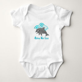 Keiki Watercolor Dolphin Wave T Shirt