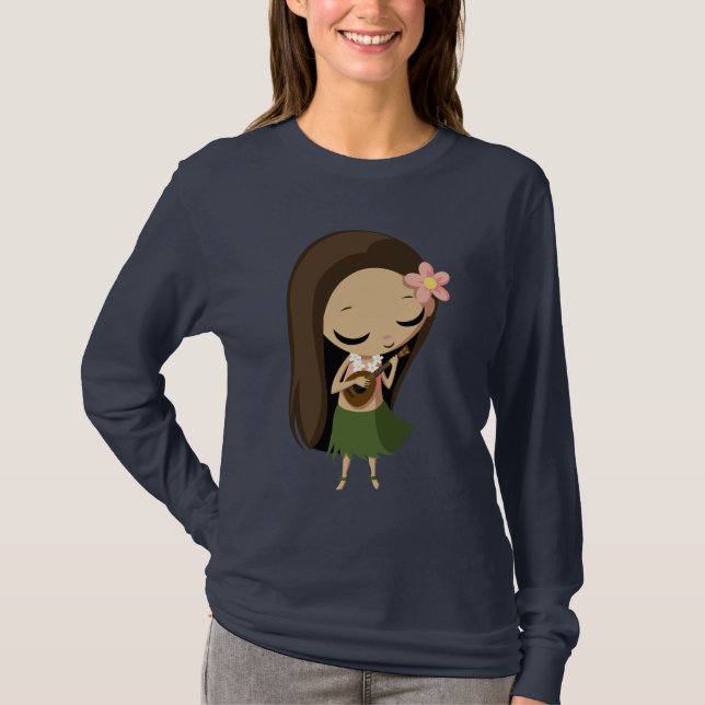 Keilana den Hula flickan T-shirt (Framsida)