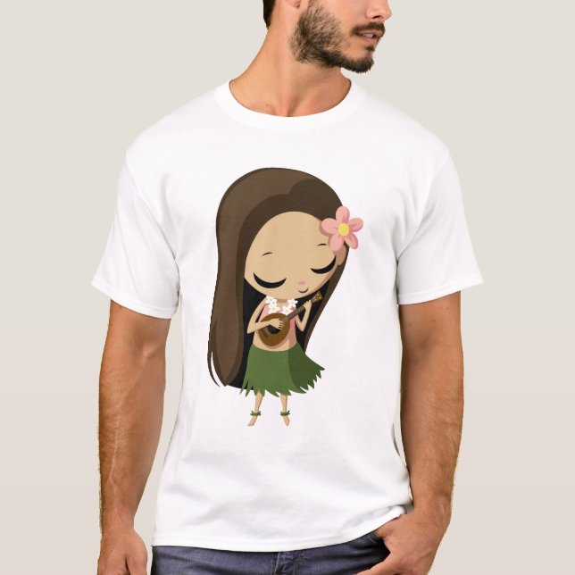 Keilana den Hula flickan T-shirt (Framsida)