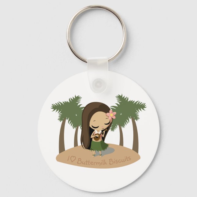 Keilana the Hula Girl Nyckelring (Framsida)