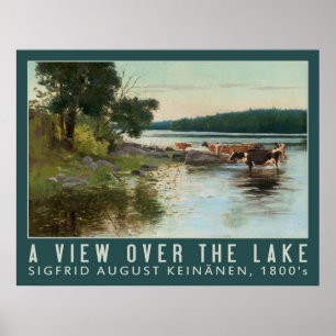 Keinänens Sjö View art poster