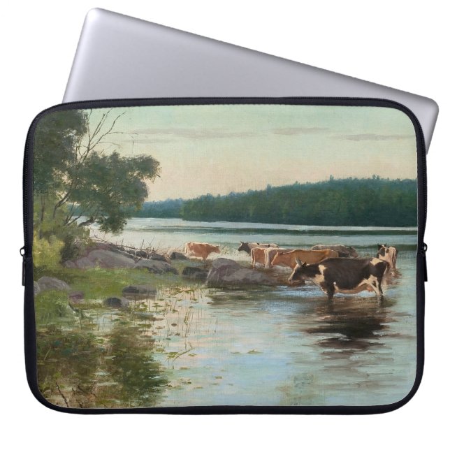Keinänens Sjö View laptop sleeve (Framsidan)