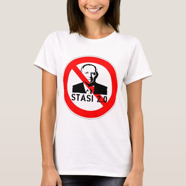 Keine Stasi 2,0 Tee Shirt (Framsida)