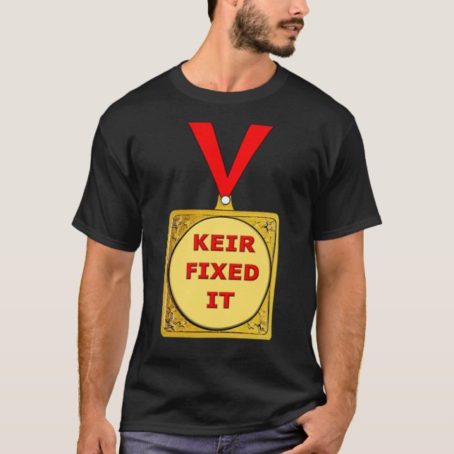 Keir Fixit UK Politik Elections Keir Starmer  T Shirt (Framsida)