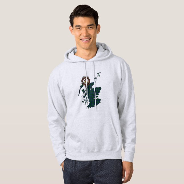 Keith Clan-märke Vuxen Hoodie (Hel framsida)