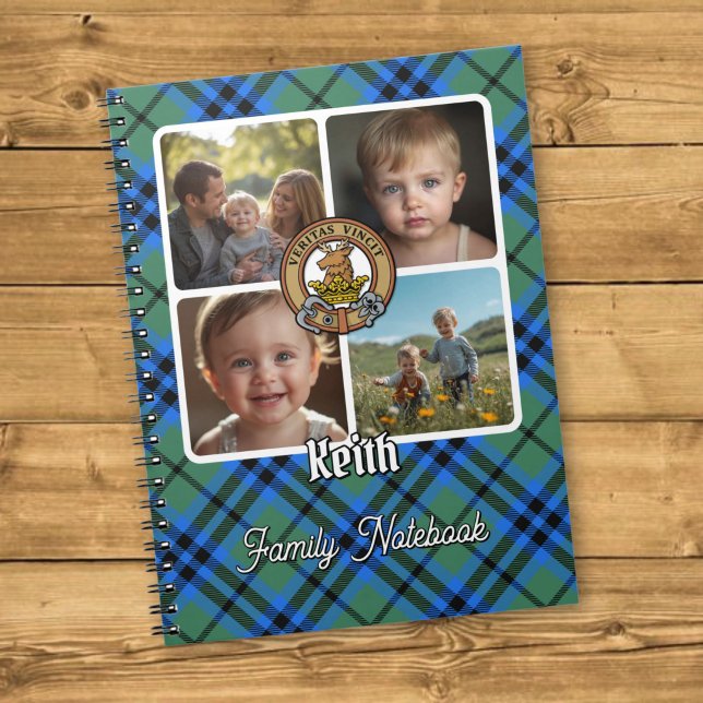 Keith Familjefotokollage Anteckningsbok (Skapare uppladdad)