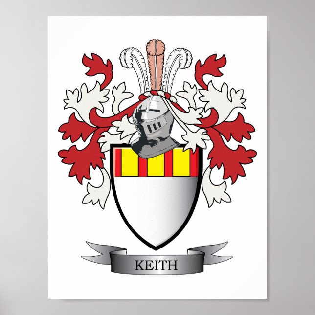 Keith Family Crest Jackar om Arm Poster (Framsidan)