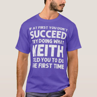 KEITH Gift Namn Personlig Birthday Funny Joke T Shirt