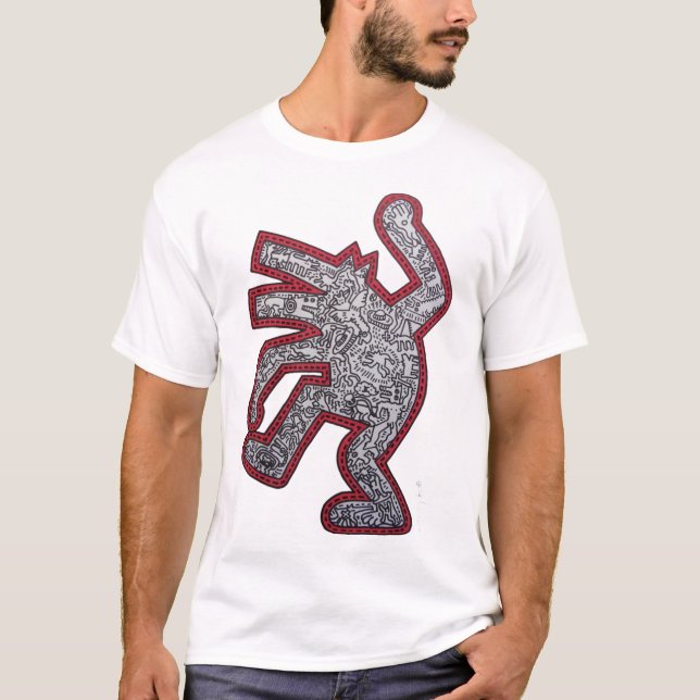 Keith Haringeart T Shirt (Framsida)