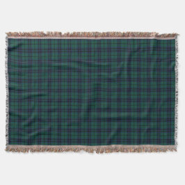 Keith Klan Mörk grönt Modern Scottish Tartan Mysfilt