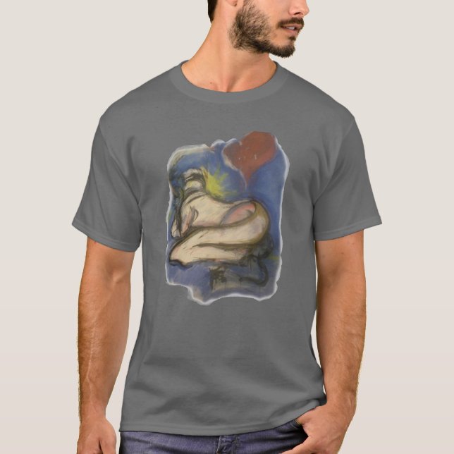 Keith Lamb - sova hjärta T Shirt (Framsida)