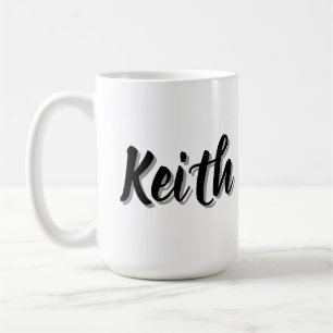 Keith Manar Namn Kaffemugg