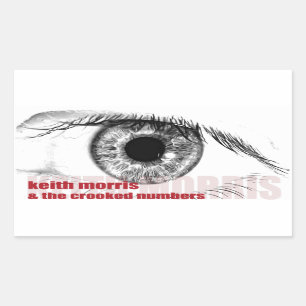 Keith Morris och de krockade sigillerna Rektangulärt Klistermärke