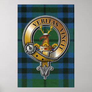 Keith Tartan & Badge Poster