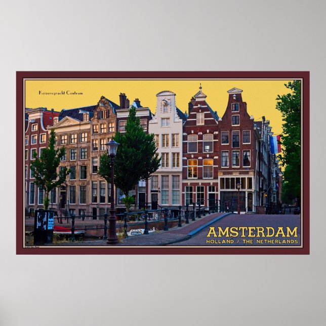 Keizersgracht Centrum Poster (Framsidan)