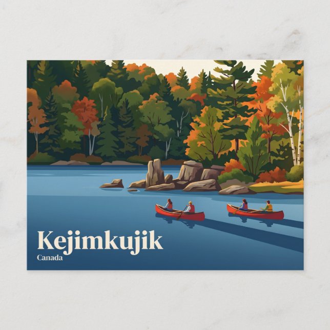 Kejimkujik Nationalpark Kanada Vykort (Framsida)
