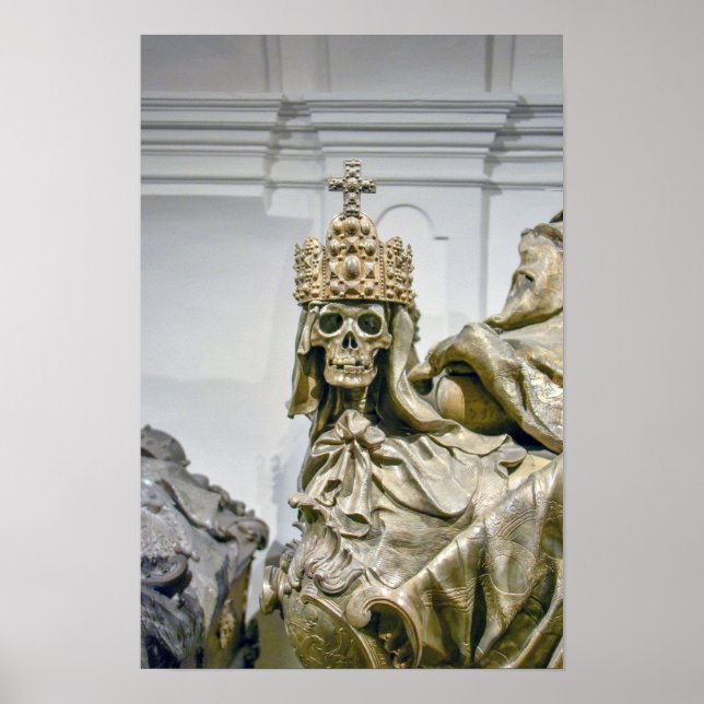 Kejsar Karl VI:s sarkofag, Wien, Österrike Poster (Framsidan)