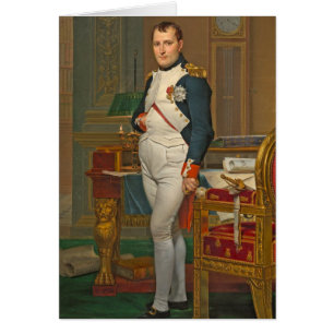 Kejsar Napoleon i sitt arbetsrum på Tuilerierna Hälsningskort