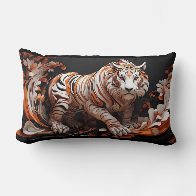 Kejsar Tiger  Lumbarkudde (Framsida)