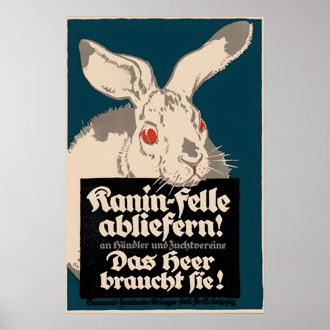 Kejsardömet Tyskland Första Världskriget Propagand Poster (Framsidan)
