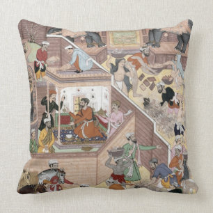 Kejsare Akbar (r.1556-1605) som kontrollerar Kudde