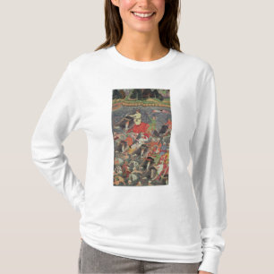 Kejsare Akbar som korsar floden Ganges Tee Shirt