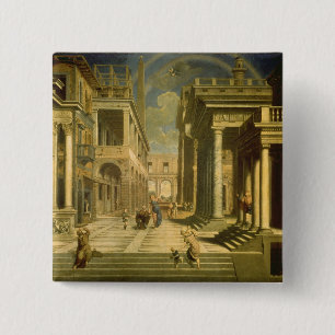 Kejsare Augustus och sibylen, 1535 Knapp