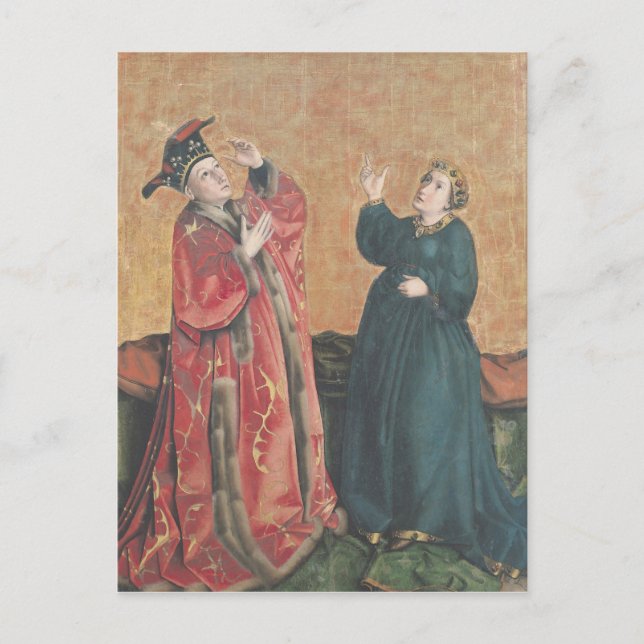 Kejsare Augustus och Tiburtine Sibyl Vykort (Framsida)