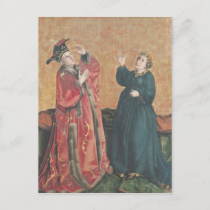 Kejsare Augustus och Tiburtine Sibyl Vykort
