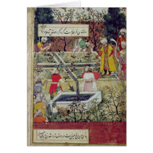 Kejsare Babur Hälsningskort