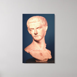 Kejsare Caligula från Trakien, 39-40 AD Canvastryck
