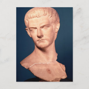 Kejsare Caligula från Trakien, 39-40 AD Vykort