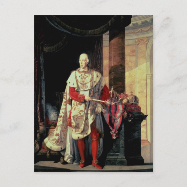 Kejsare Francis I från Österrike, 1800-talet Vykort (Framsida)