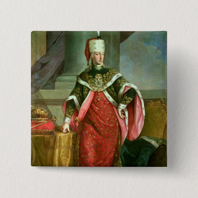 Kejsare Francis mig helig romersk kejsare Knapp (Framsida)
